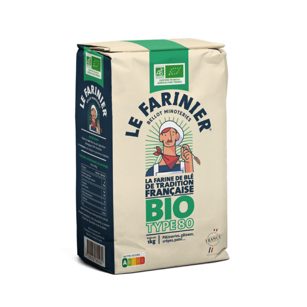 Sachet 1kg LE FARINIER BIO T80