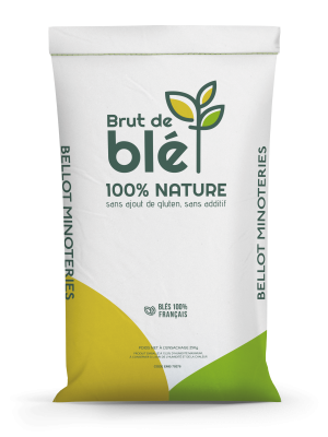 SAC FARINE BRUT DE BLÉ BELLOT MINOTERIES 25KG